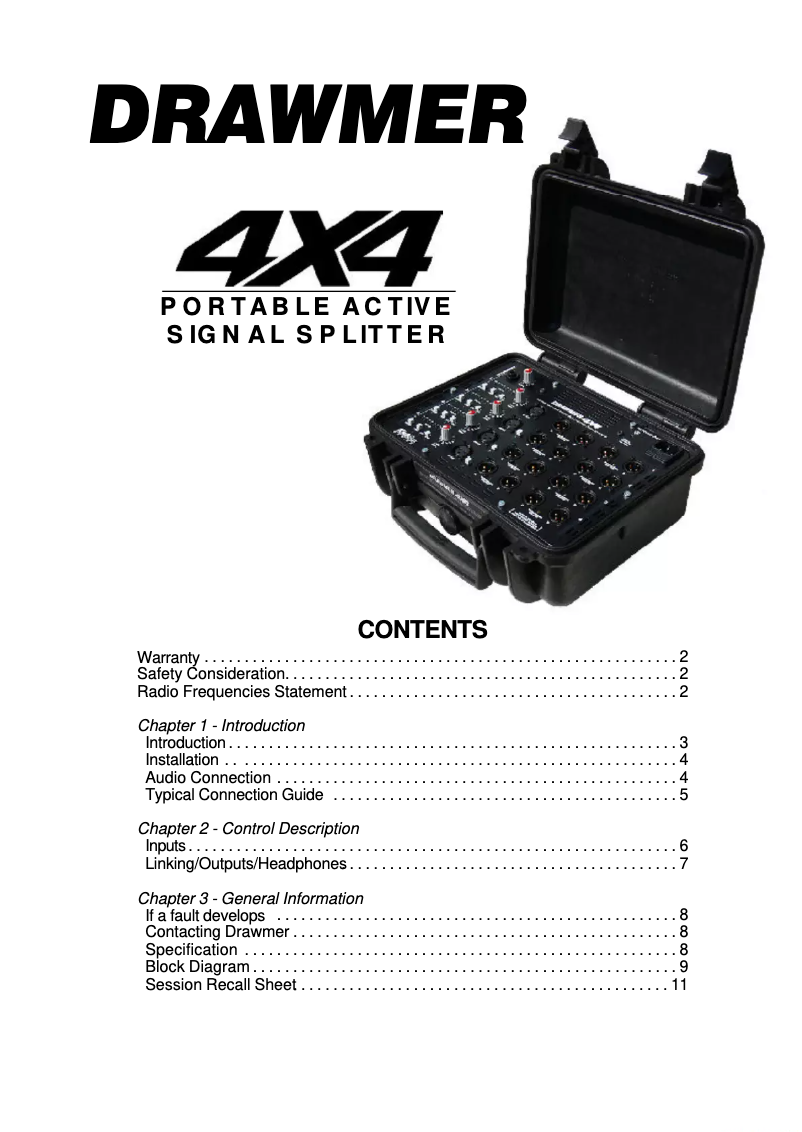 Image de la première page du manuel de l'appareil Kickbox 4x4