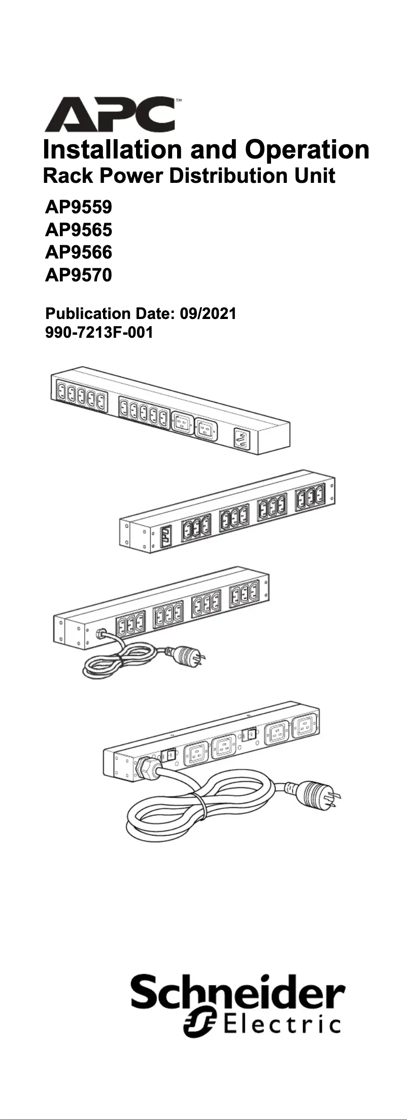 Image de la première page du manuel de l'appareil AP9570
