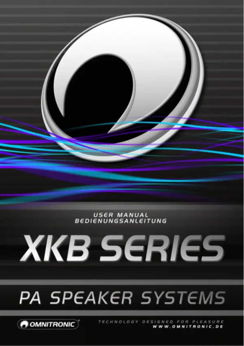 Image de la première page du manuel de l'appareil XKB-208A