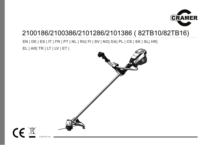 Page 1 de la notice Manuel utilisateur Cramer 82TB10