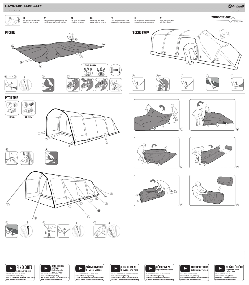 Image de la première page du manuel de l'appareil Hayward Lake 6ATC