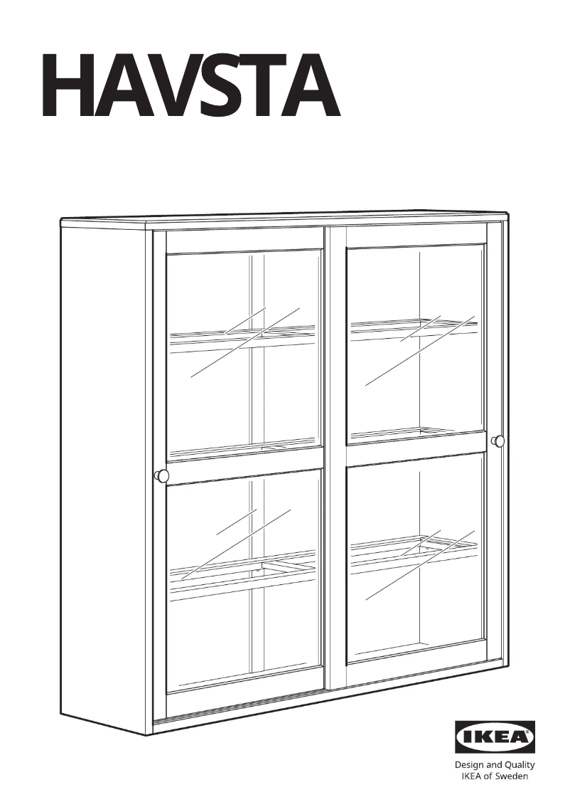 Page 1 de la notice Manuel utilisateur Ikea HAVSTA 905.292.52