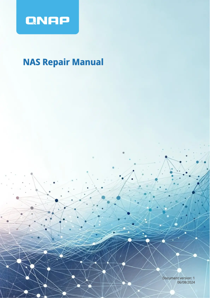 Page 1 de la notice Manuel utilisateur QNAP TVS-682T