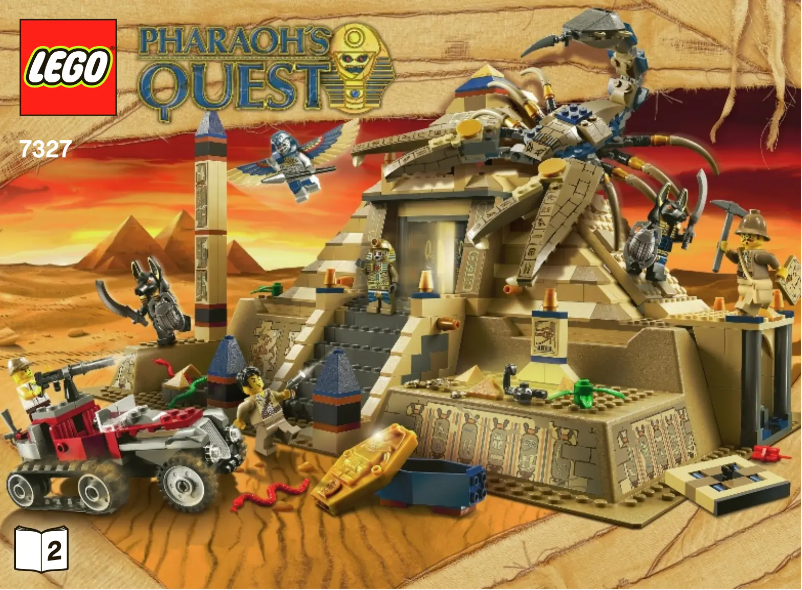 Page n°1 - Manuel utilisateur Lego Pharaohs Quest 7327
