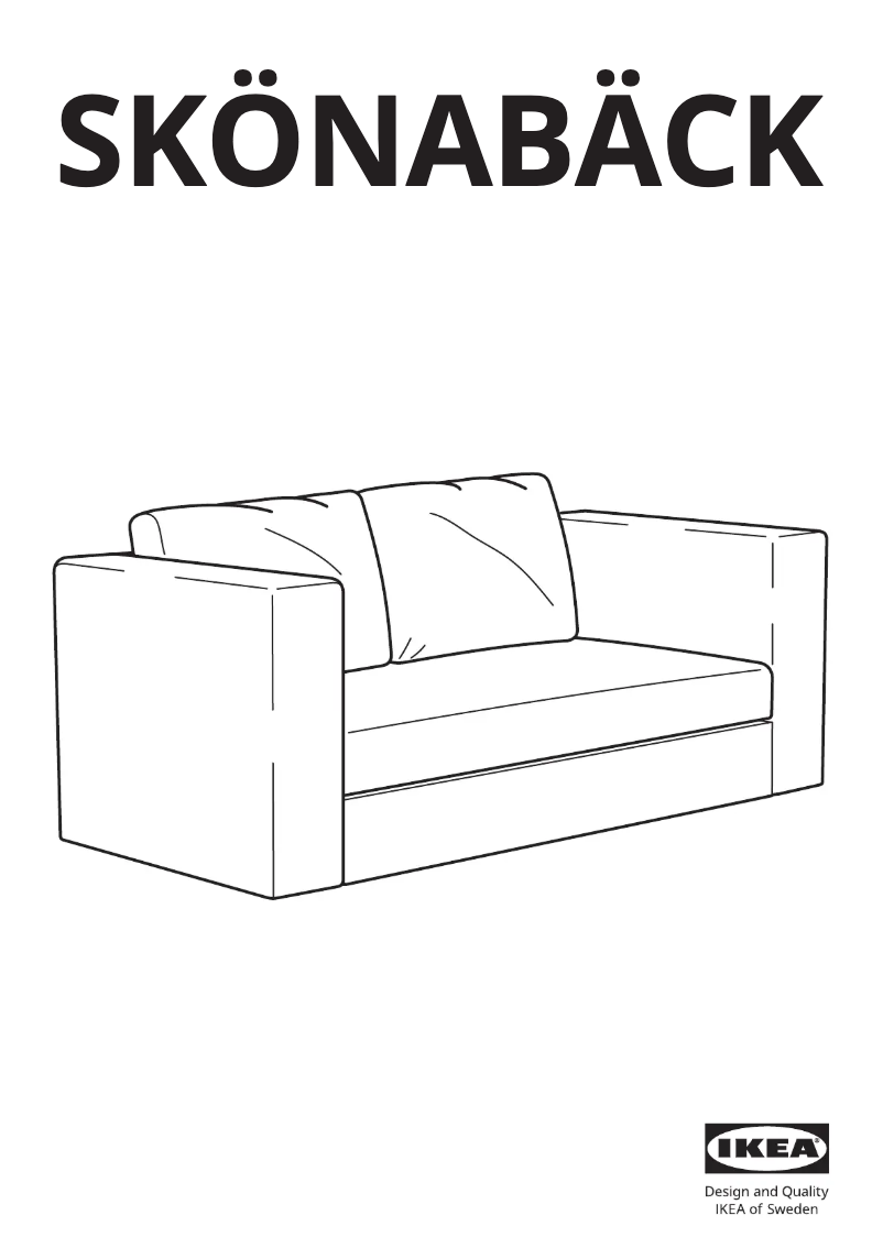 Image de la première page du manuel de l'appareil SKÖNABÄCK 705.825.42