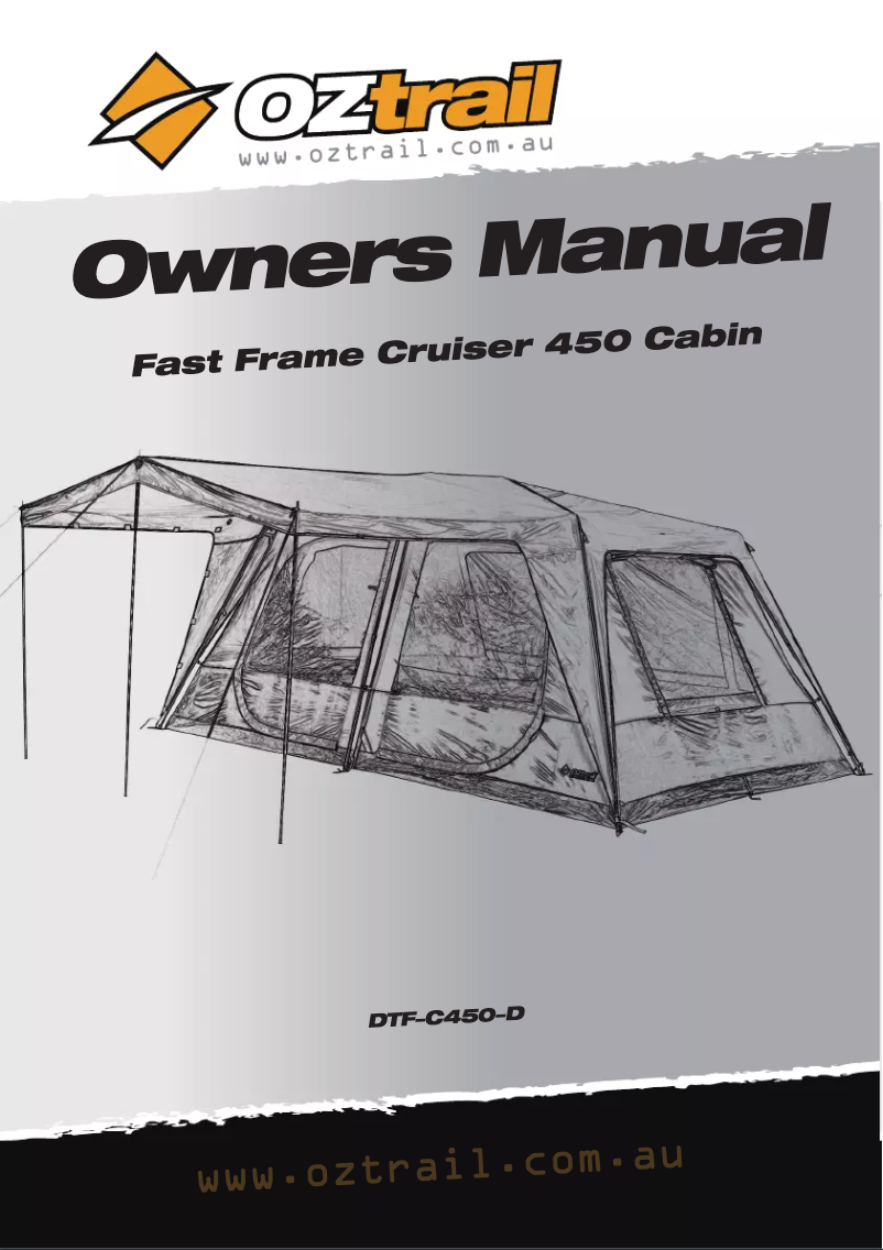 First page image of the manual for Fast Frame Cruiser 450 Cabin