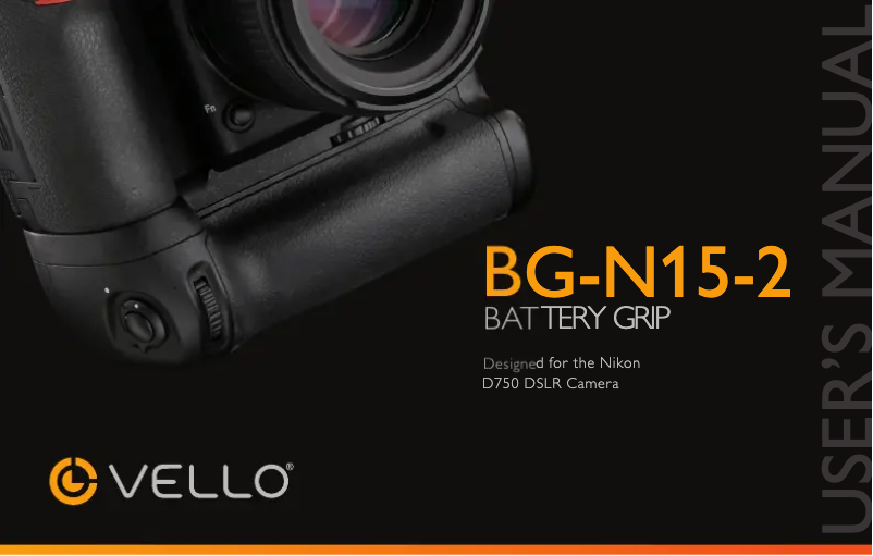Image de la première page du manuel de l'appareil BG-N15-2