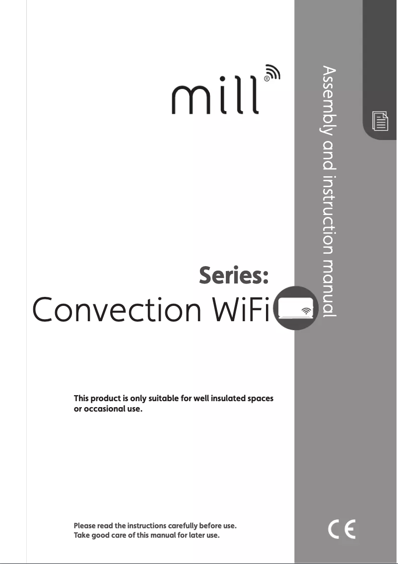 Page n°1 - Manuel utilisateur Mill NE1200WIFI