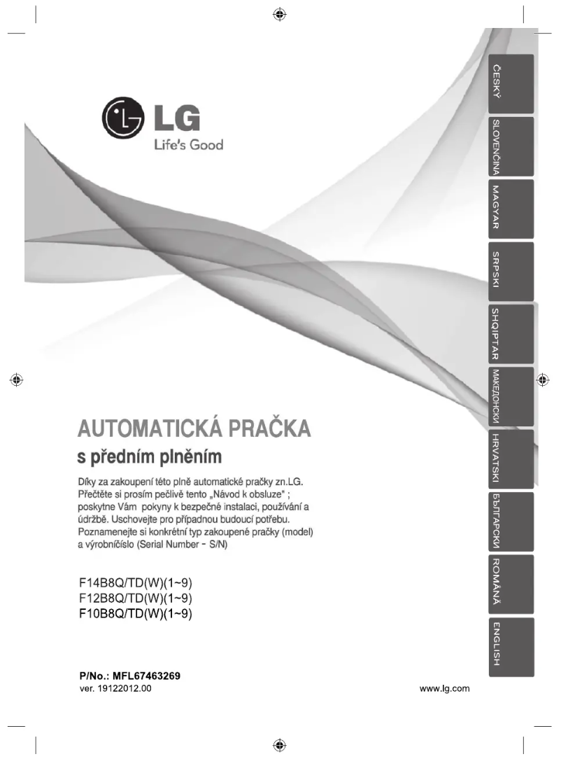 Página 1 del manual Manual de usuario LG F12B8QD