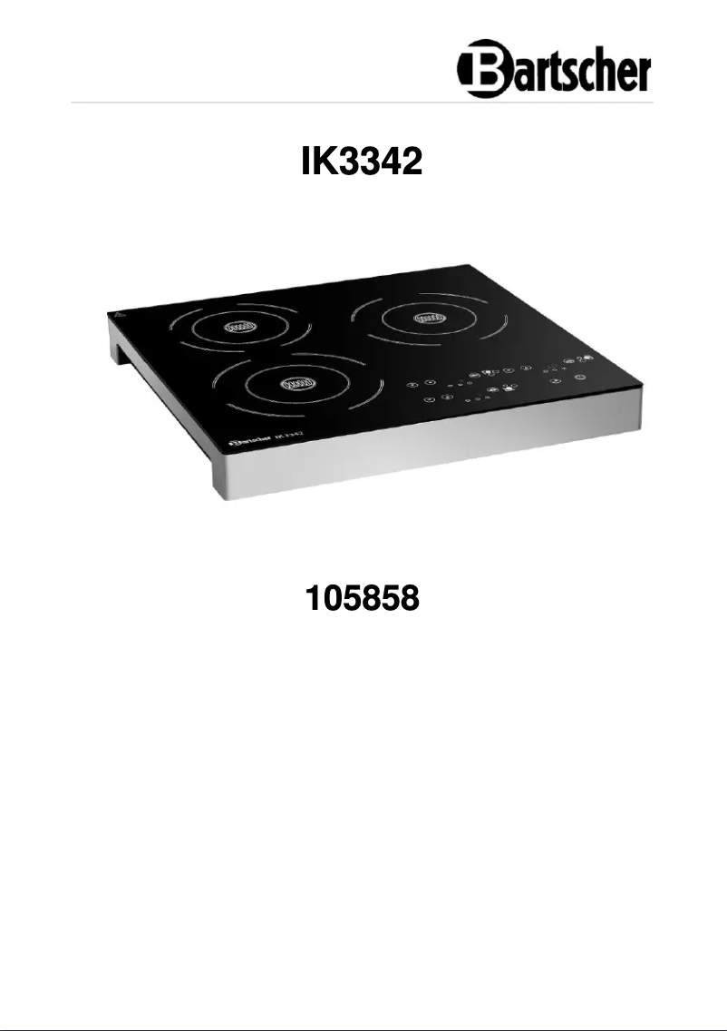 Image de la première page du manuel de l'appareil IK 3342