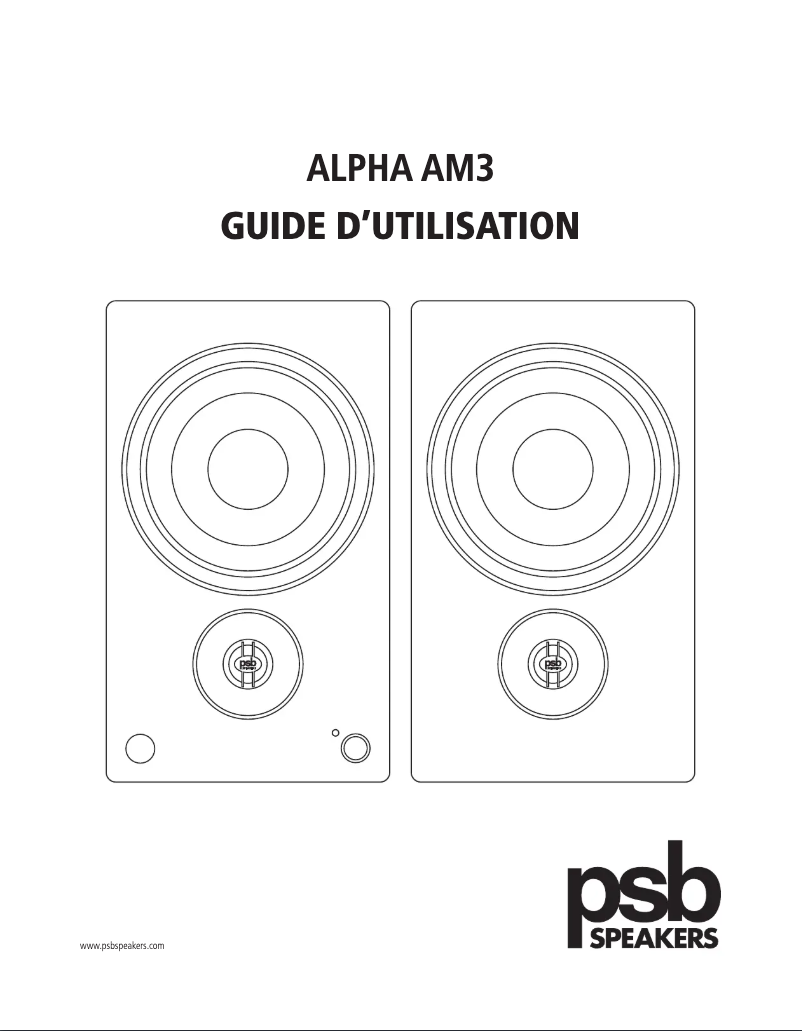 Image de la première page du manuel de l'appareil Alpha AM3