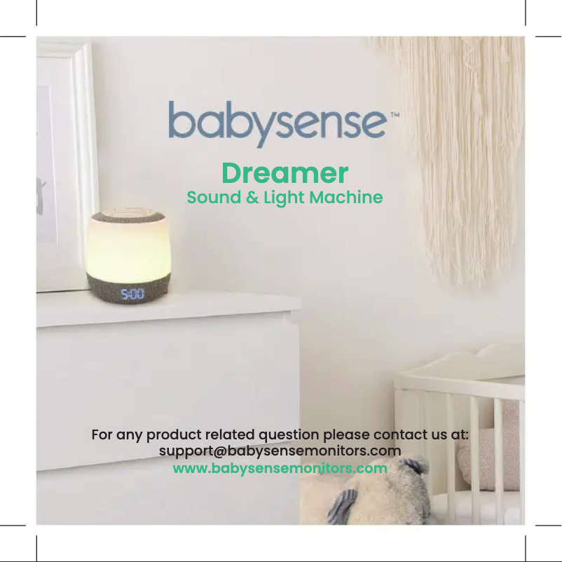 Page n°1 - Manuel utilisateur Babysense Dreamer