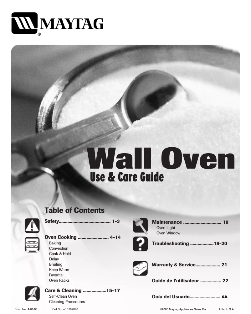 Page 1 de la notice Manuel utilisateur Maytag MEW5530DDS