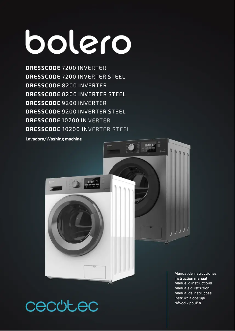 Page 1 de la notice Manuel utilisateur Cecotec Bolero DressCode 9200