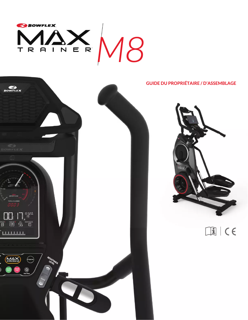 Página 1 del manual Instrucciones / montaje Bowflex Max Trainer M8i