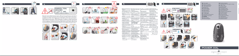 Image de la première page du manuel de l'appareil Power XXL RO3125