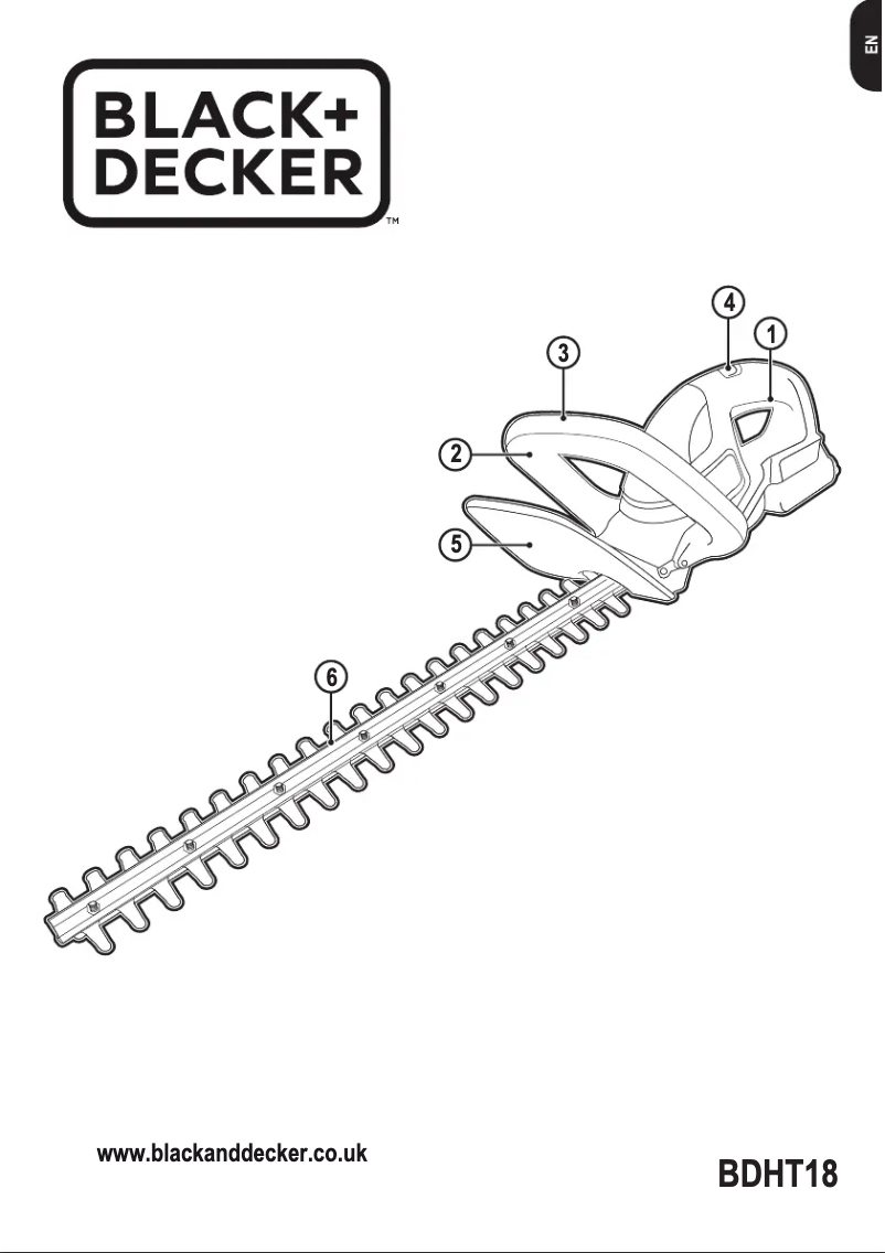Página 1 del manual Manual de usuario Black & Decker BDHT18