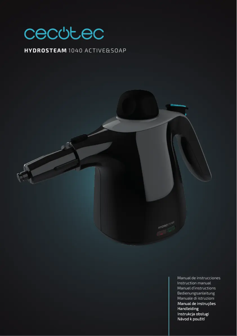 Page 1 de la notice Manuel utilisateur Cecotec Hydrosteam 1040 Active&Soap