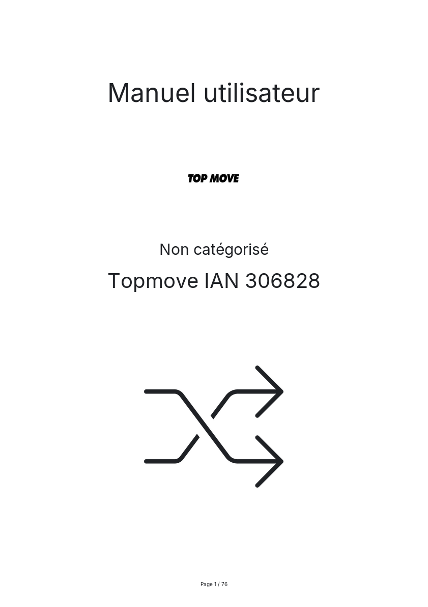 Image de la première page du manuel de l'appareil IAN 306828