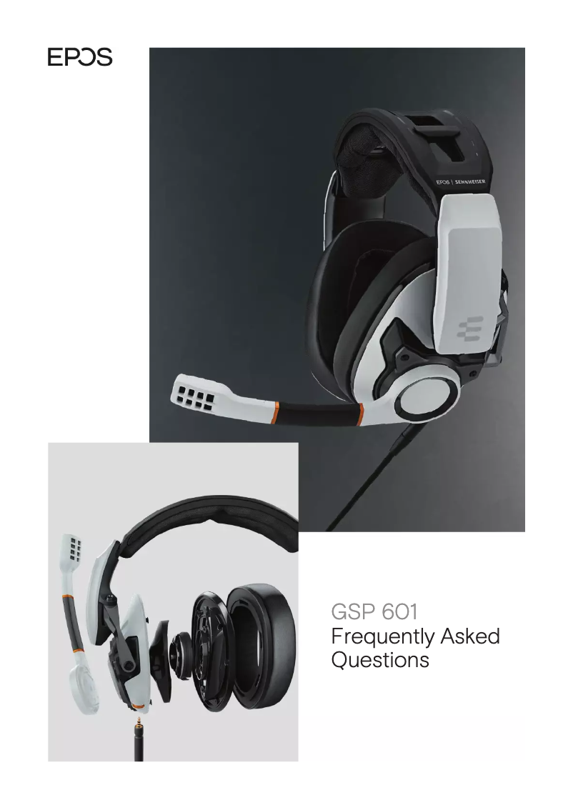 Image de la première page du manuel de l'appareil GSP 601