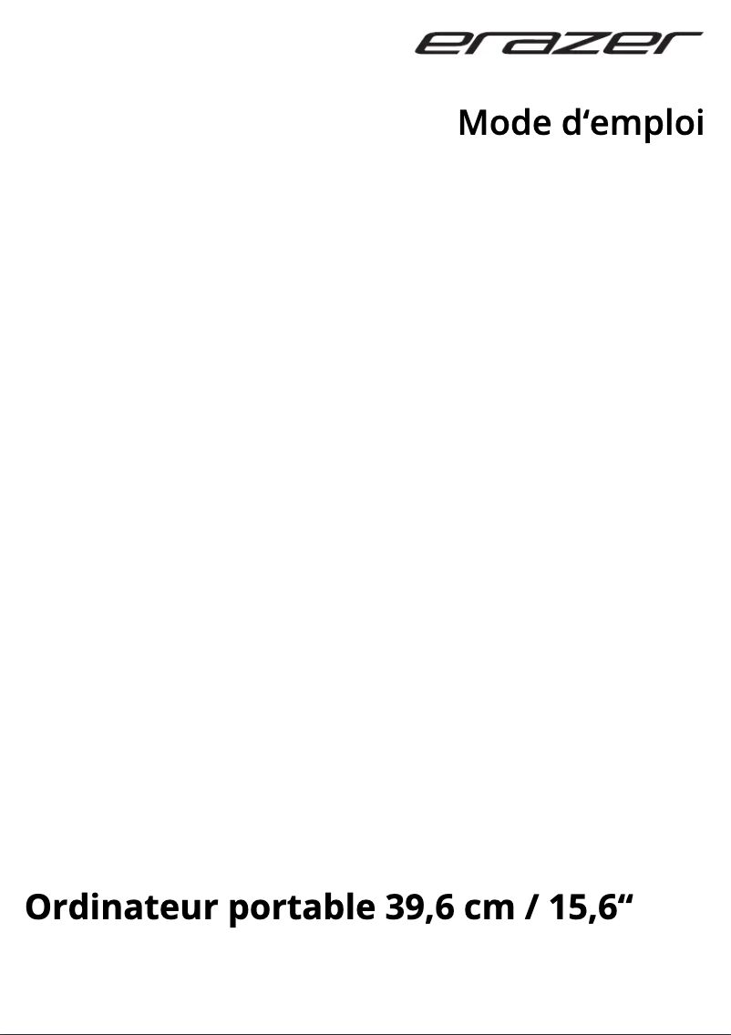 Page 1 de la notice Manuel utilisateur Medion ERAZER Crawler E50 (MD 62589)