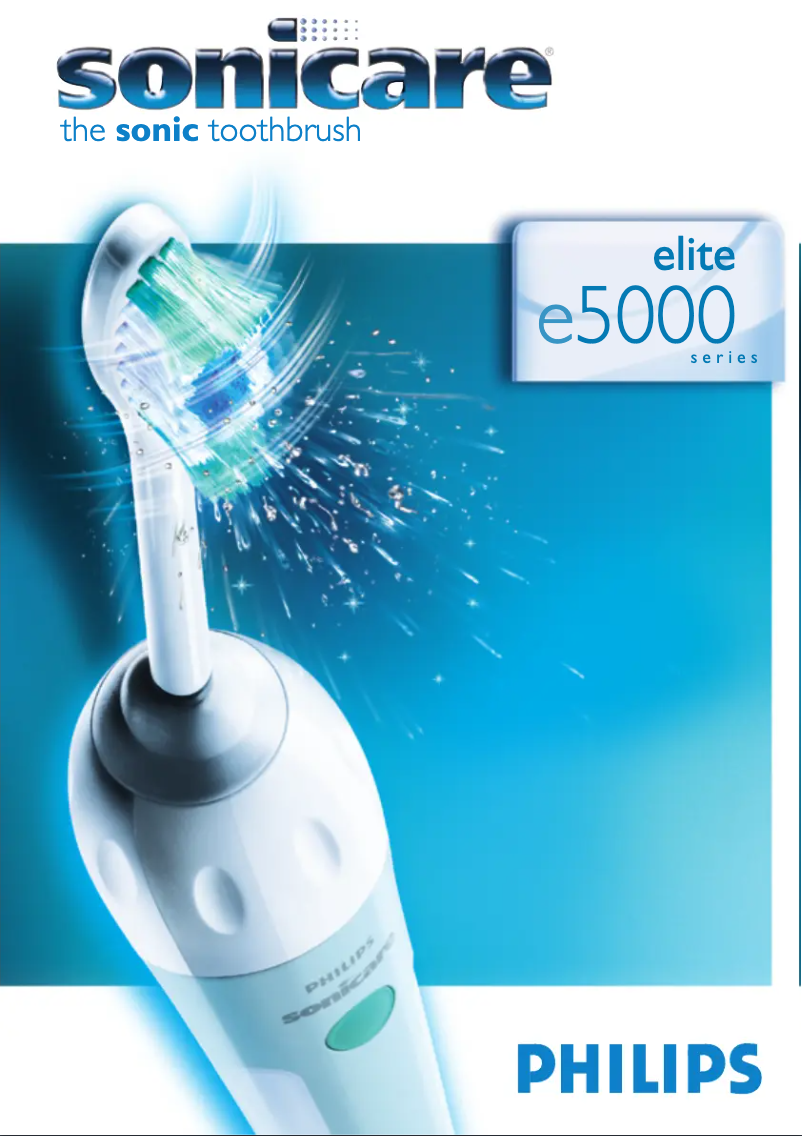 Page 1 de la notice Manuel utilisateur Philips Sonicare Essence HX5361