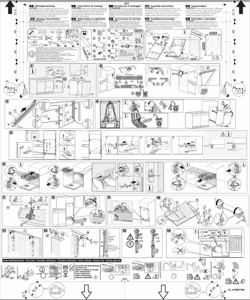 Image de la première page du manuel de l'appareil FSE63307P