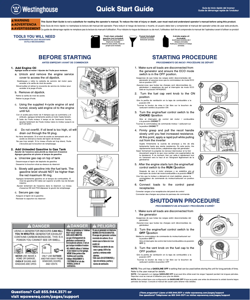 Image de la première page du manuel de l'appareil iGen1500c