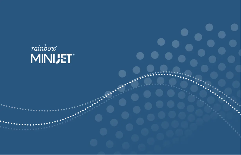 Page n°1 - Manuel utilisateur Rainbow MiniJet SRX