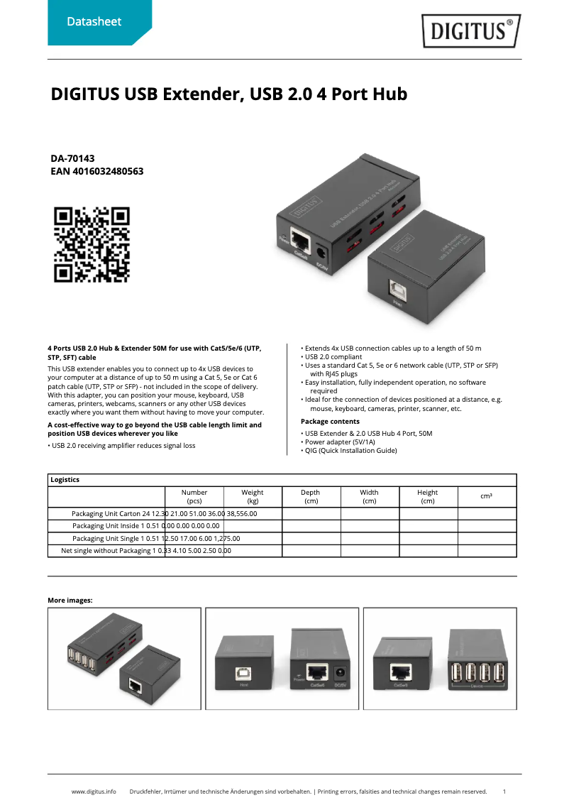 Image de la première page du manuel de l'appareil DA-70143