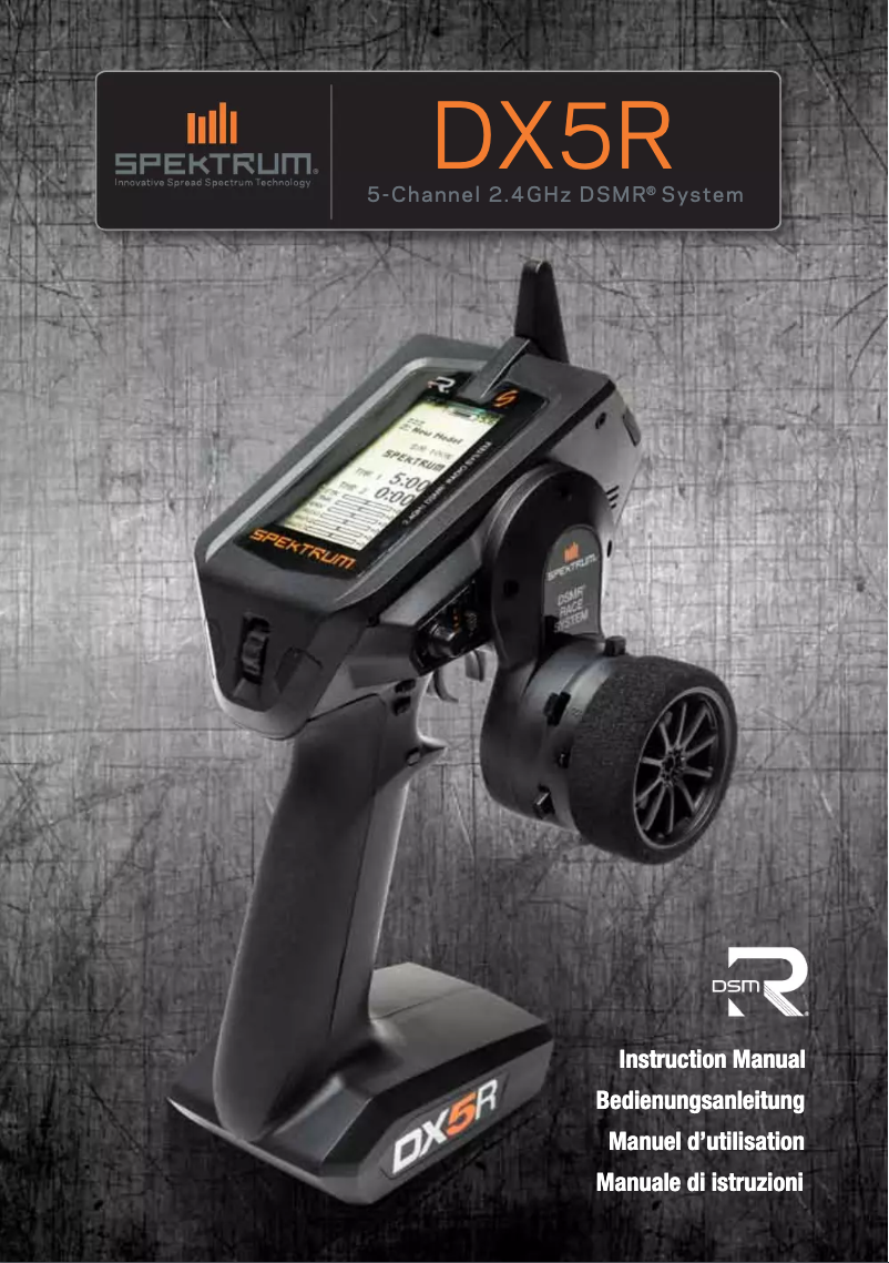 Page 1 de la notice Manuel utilisateur Spektrum DX5R