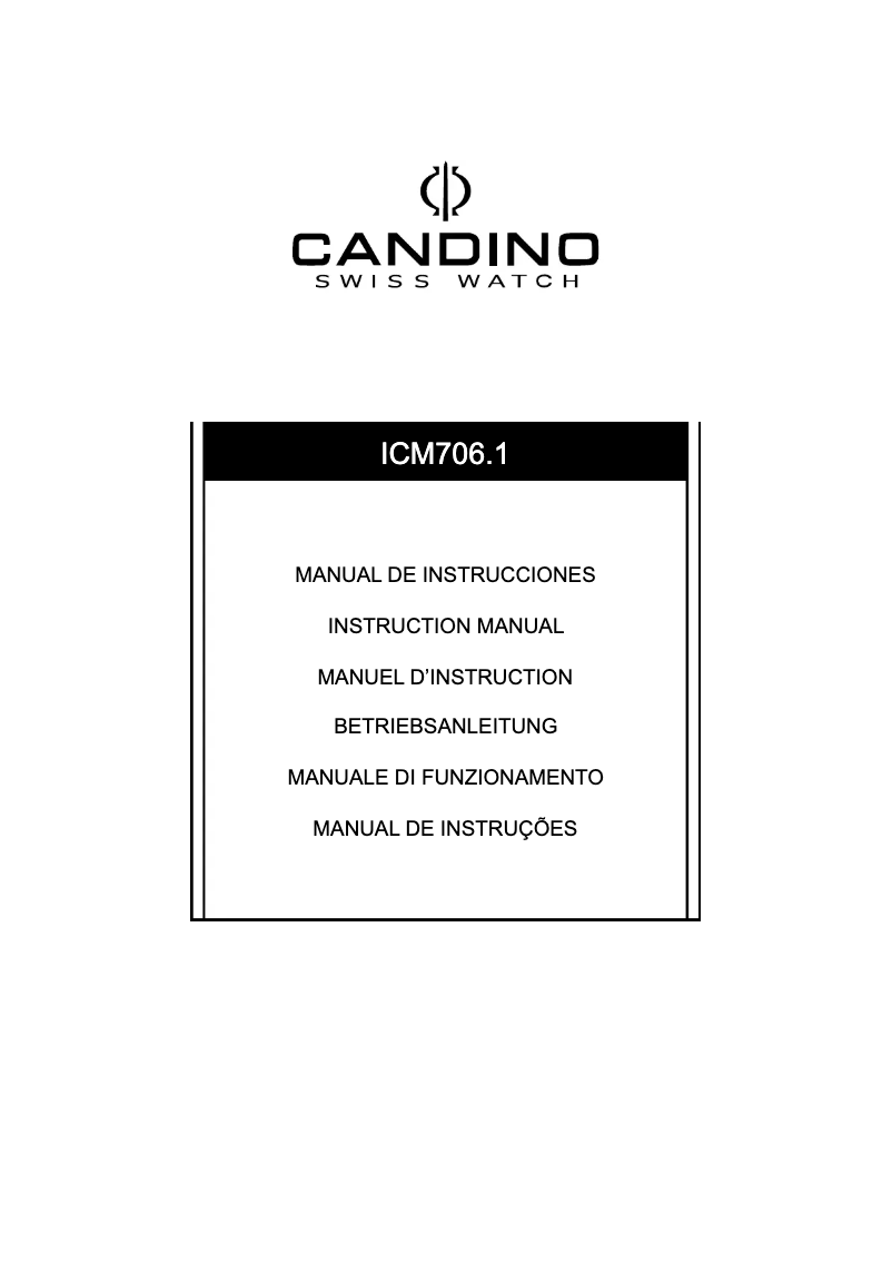 Page 1 de la notice Manuel utilisateur Candino C4688