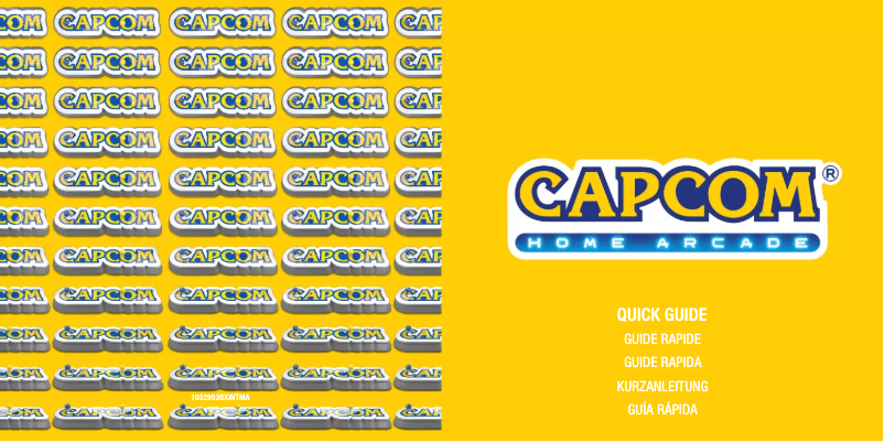 Page 1 de la notice Manuel utilisateur Koch Media Capcom Home Arcade