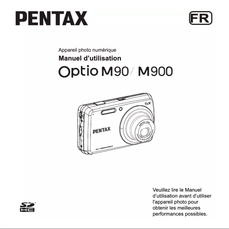Página 1 del manual Manual de usuario Pentax Optio M90