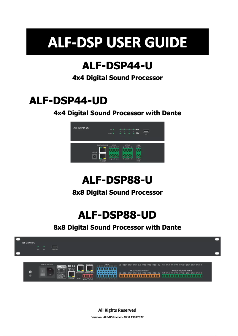 Page 1 de la notice Manuel utilisateur Alfatron ALF-CP1L