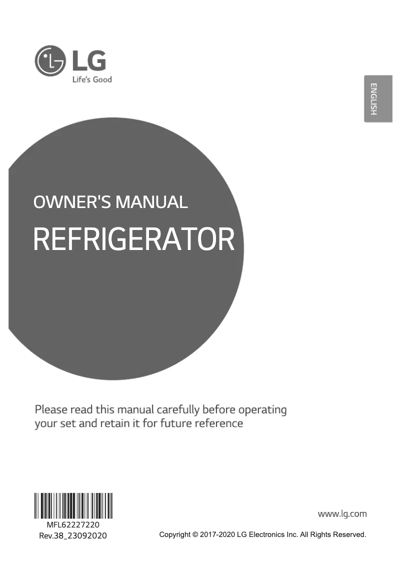 Página 1 del manual Manual de usuario LG GL-M332RPZI