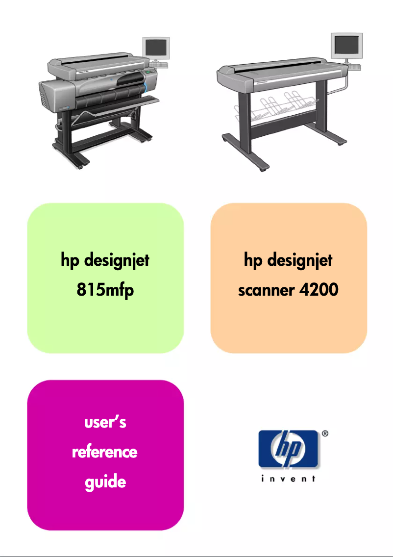 Image de la première page du manuel de l'appareil Designjet 4200