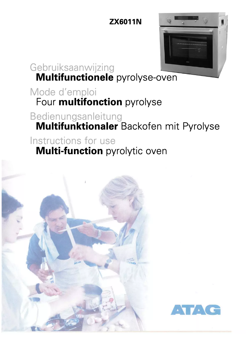 Page 1 de la notice Manuel utilisateur Atag ZX6011N