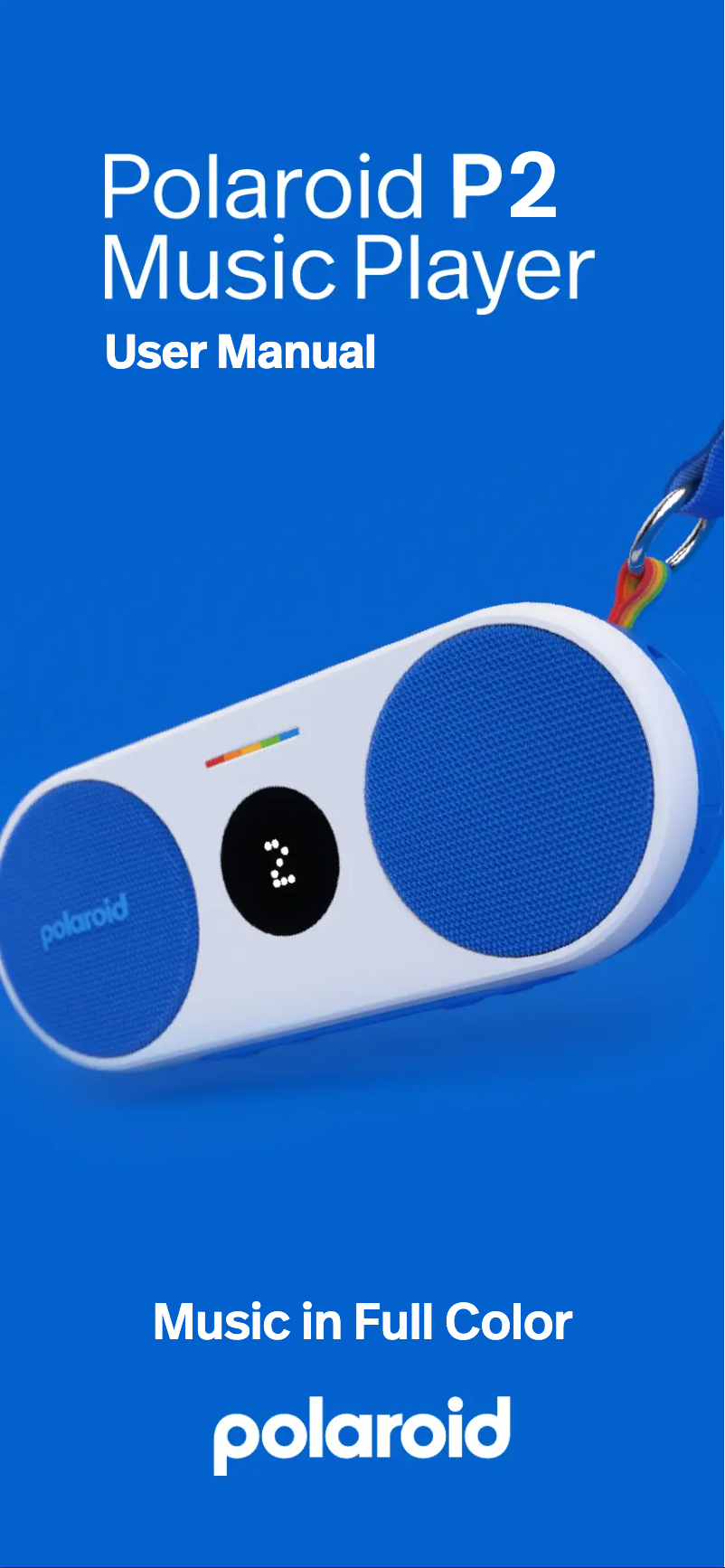 Page 1 of the manual User Manual Polaroid P2