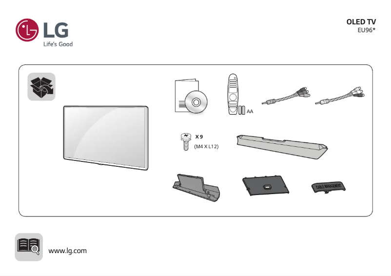 Image de la première page du manuel de l'appareil 65EU961H