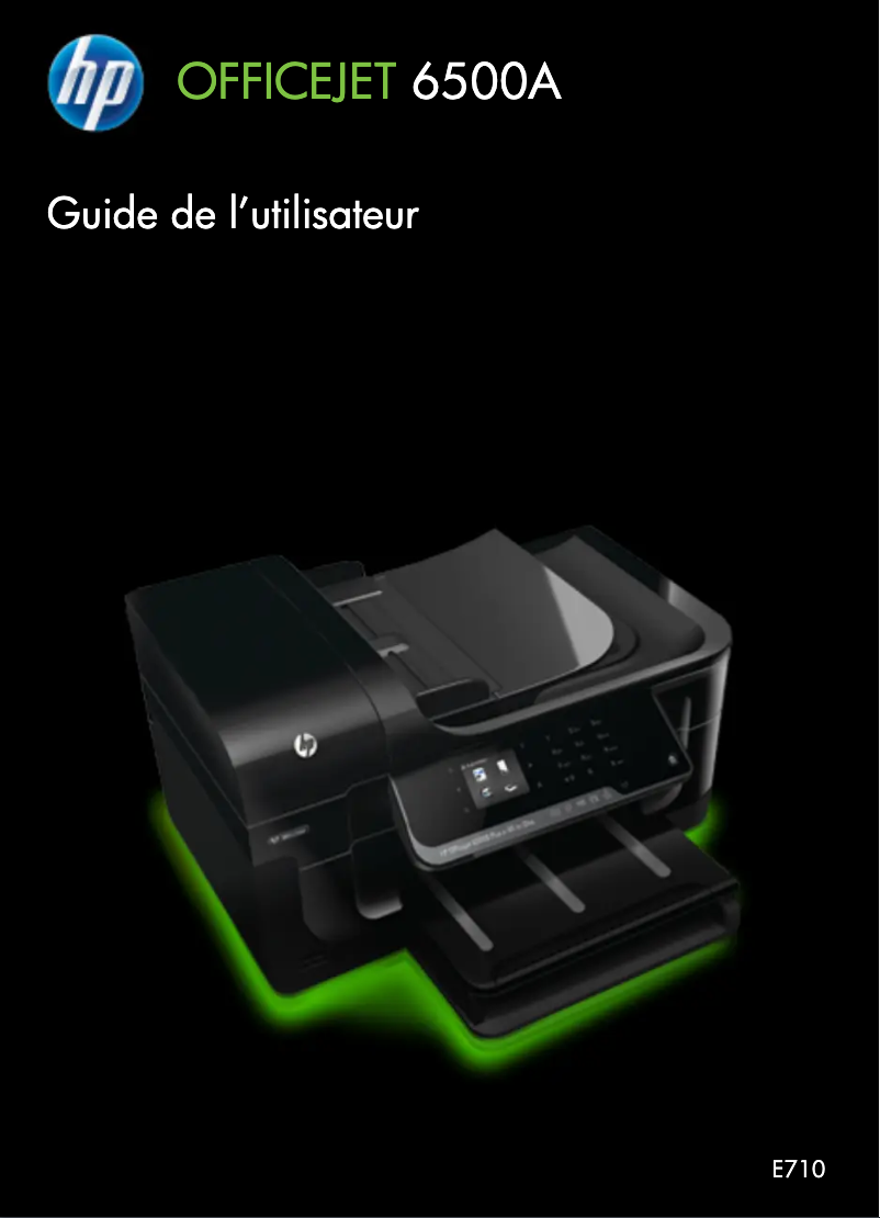 Page 1 de la notice Manuel utilisateur HP OfficeJet 6500A