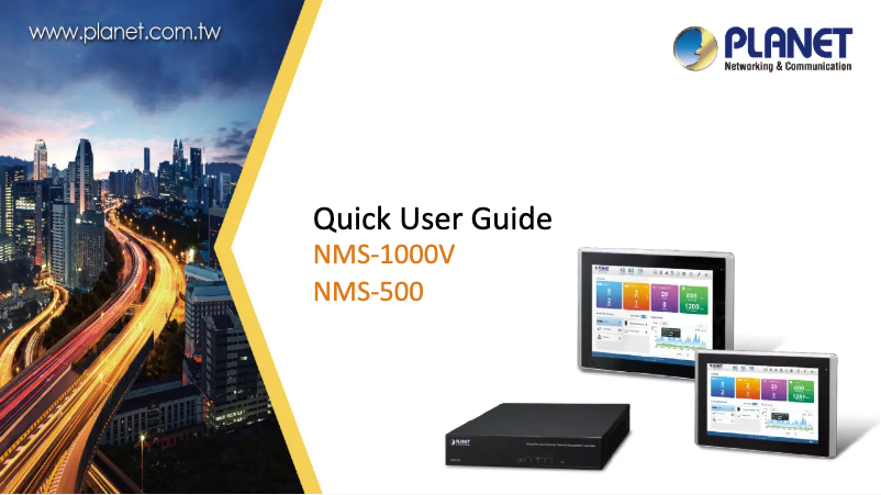 First page image of the manual for NMS-500