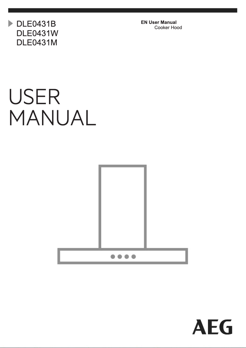 Página 1 del manual Manual de usuario AEG DLE0431B