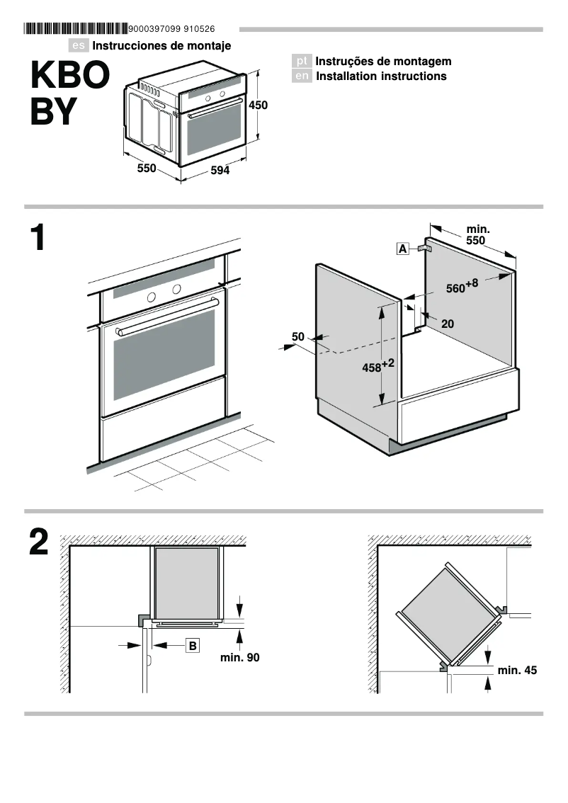 Image de la première page du manuel de l'appareil 3HB451XM