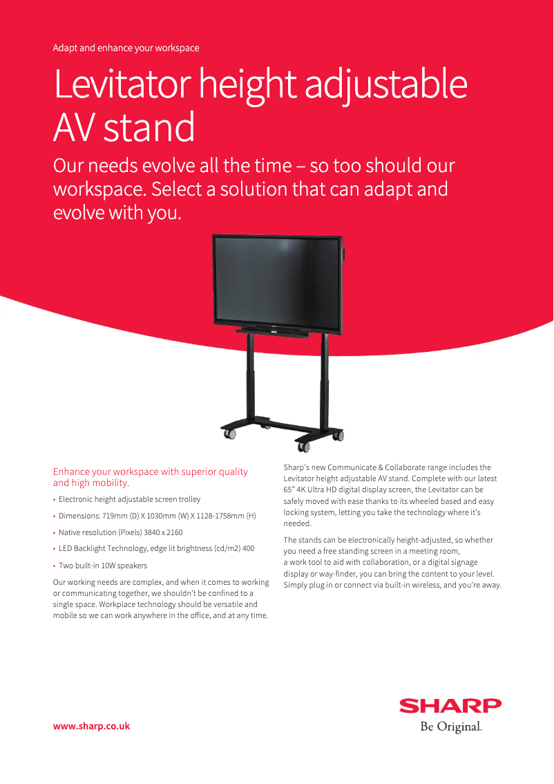 Image de la première page du manuel de l'appareil Levitator