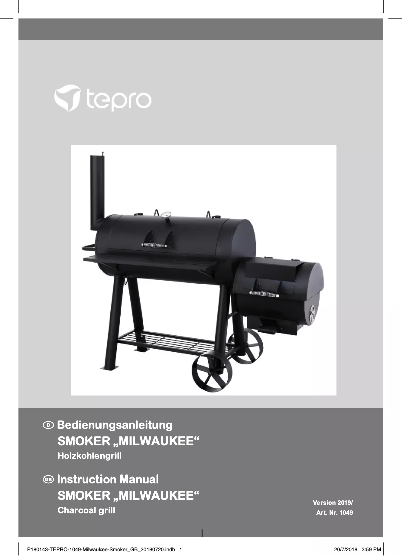 Page n°1 - Manuel utilisateur tepro Milwaukee 1049