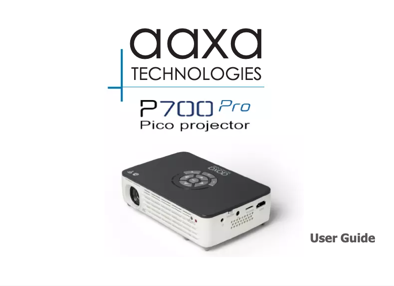 Image de la première page du manuel de l'appareil P700 Pro