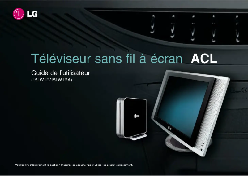 Página 1 del manual Manual de usuario LG 15LW1R