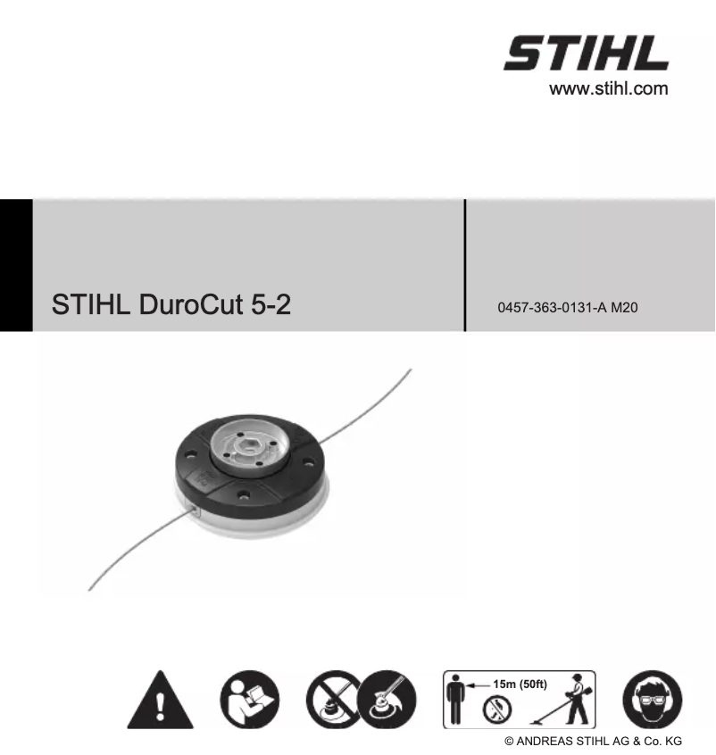 Page 1 de la notice Manuel utilisateur Stihl DuroCut 5-2