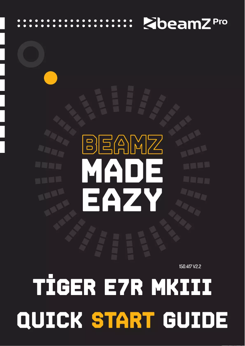 Image de la première page du manuel de l'appareil Tiger E7R MK